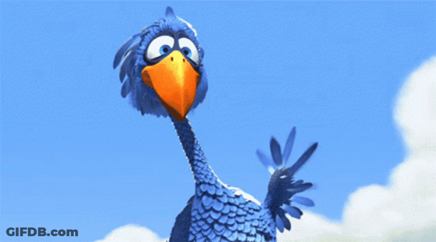For The Birds Waving Hi GIF