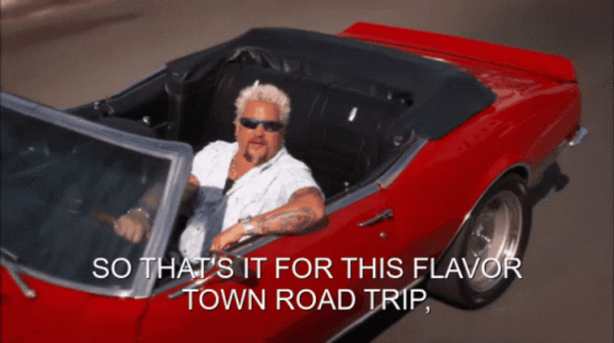 For This Flavor Town Road Trip GIF