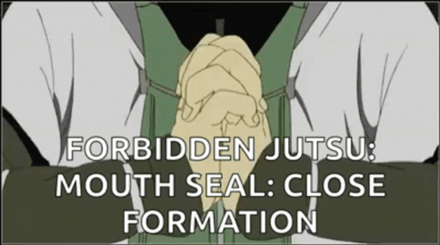 Forbidden Jutsu Naruto Hand Signs GIF