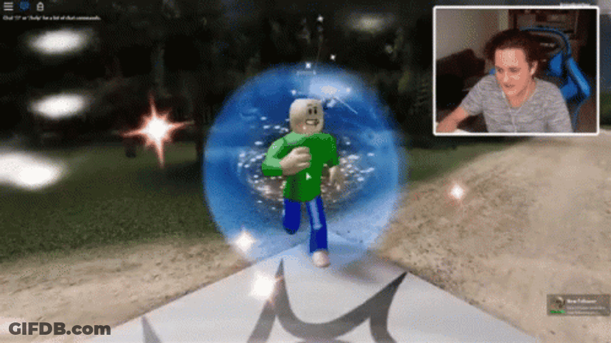 Force Field Activating Bubble Boy GIF