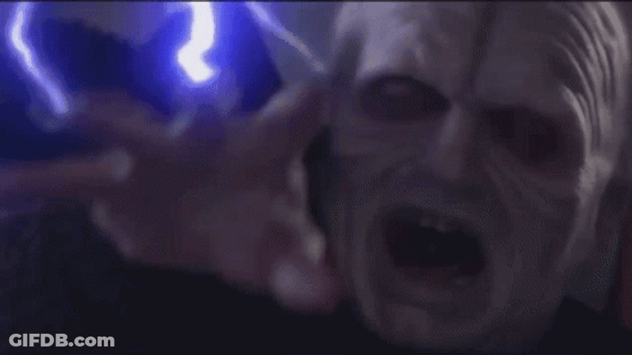 Force Lightning Palpatine Do It GIF