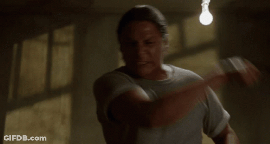 Forceful Belt Beating Fargo GIF
