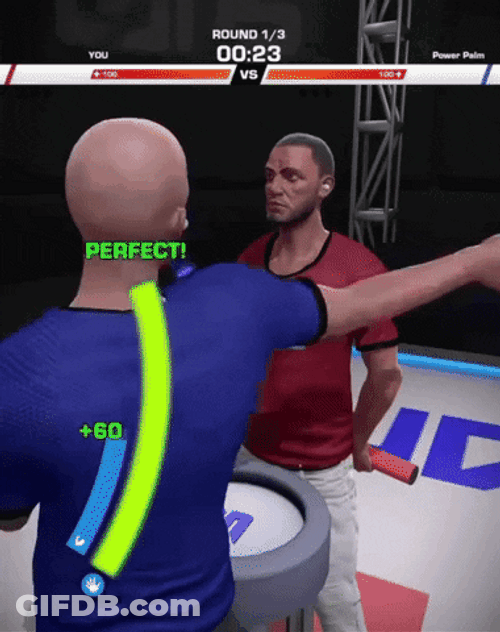 Forceful Smack Down Animation GIF