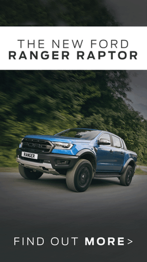 Ford Ranger Raptor Ad Blinking Lights GIF