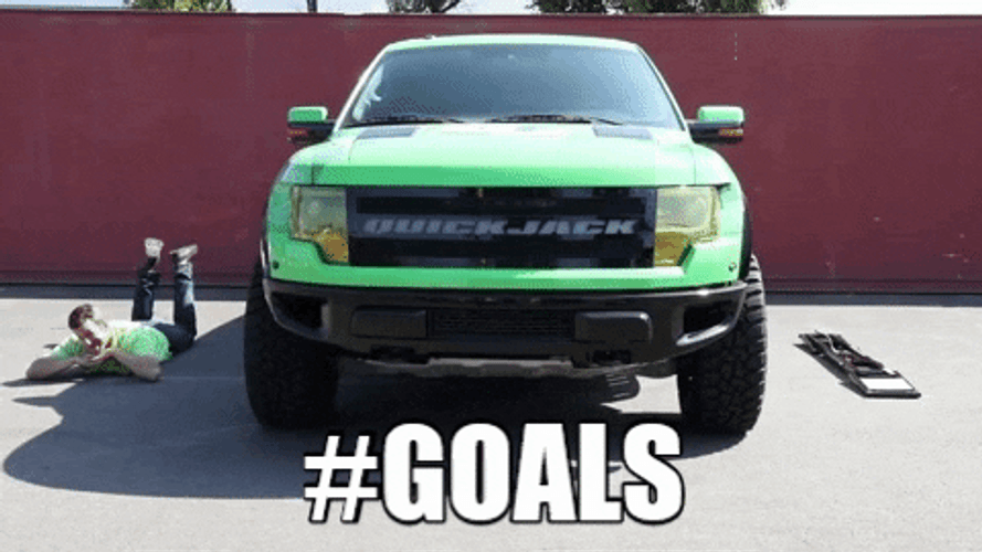 Ford Raptor Car Goals Meme GIF