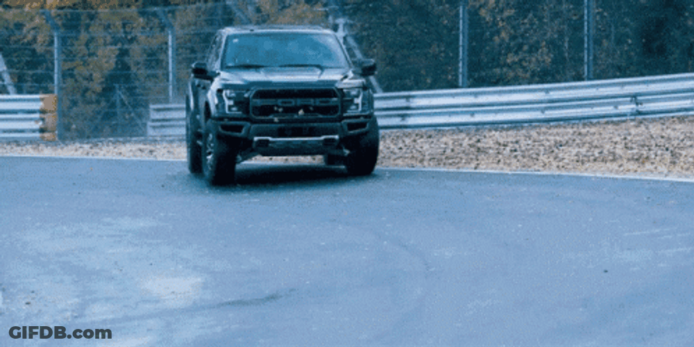 Ford Raptor F150 Road Drift GIF