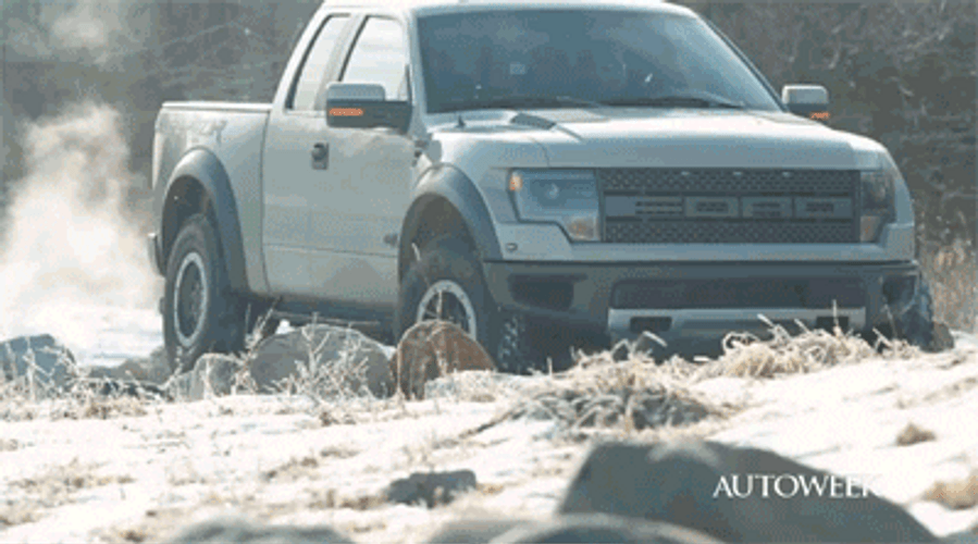 Ford Raptor F150 Rocky Off-Road GIF