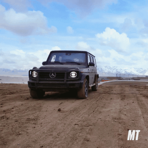 Ford Raptor Mercedes G500 GIF