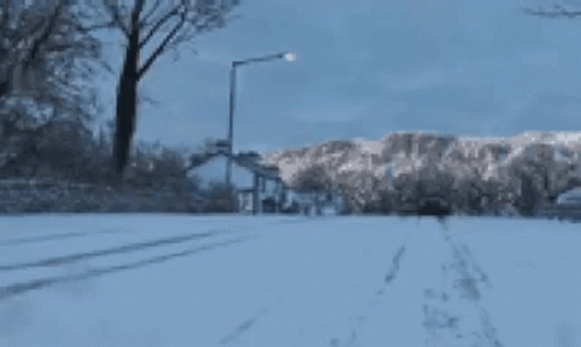 Ford Raptor Winter Snow Drive GIF