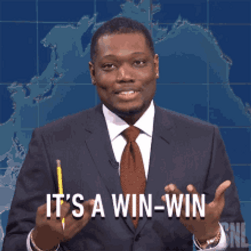 Forecaster Saying It's A Win-Win GIF