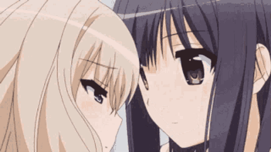 Forehead Kiss A Kiss For Petals Reo And Rikka GIF