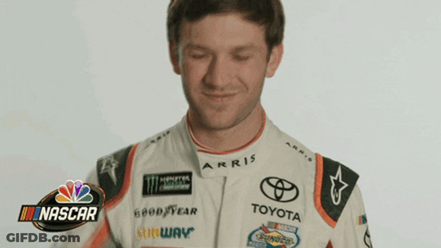 Forehead Slap Daniel Suárez NASCAR GIF