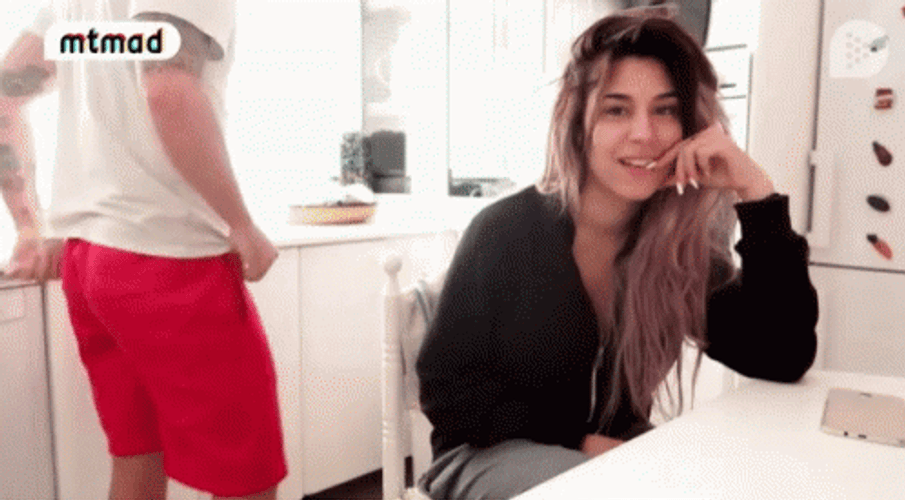Forehead Slap Woman Biting Finger GIF