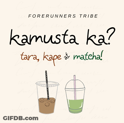 Forerunners Tribe Poster Two Cups GIF