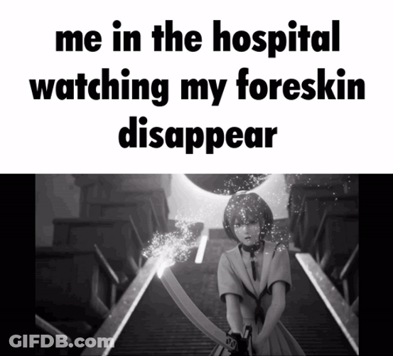 Foreskin Disappear Meme GIF