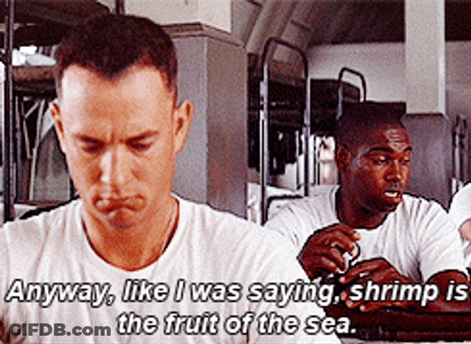 Forest Gump Wave Bubba Bufford GIF