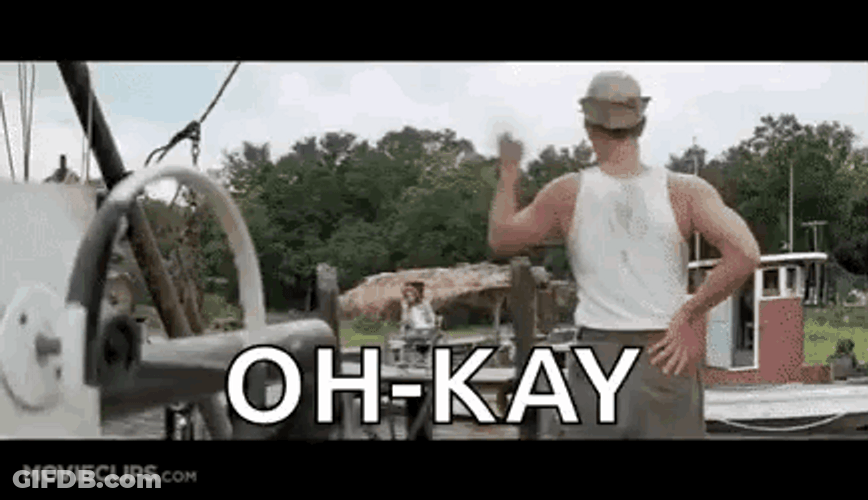 Forest Gump Wave Diving Off Okay GIF