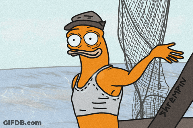 Forest Gump Wave Shremp Pepe Meme GIF