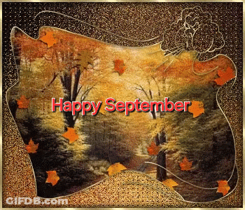 Forest With Happy September GIF
