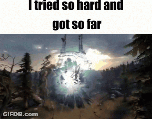 Forest With I Tried So Hard And Got So Far GIF