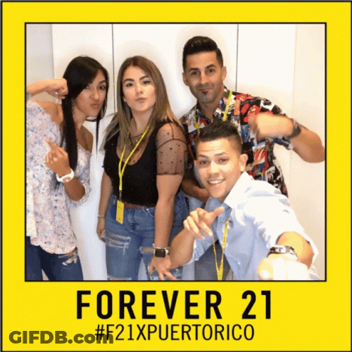 Forever 21 Group In Puerto Rico GIF