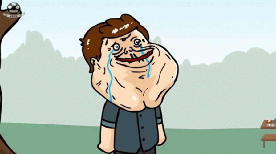 Forever Alone Crying Sad Tears GIF