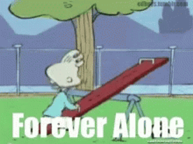 Forever Alone Jimmy Seesaw Edd Cartoon GIF