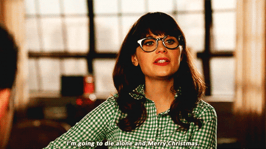 Forever Alone New Girl Series GIF