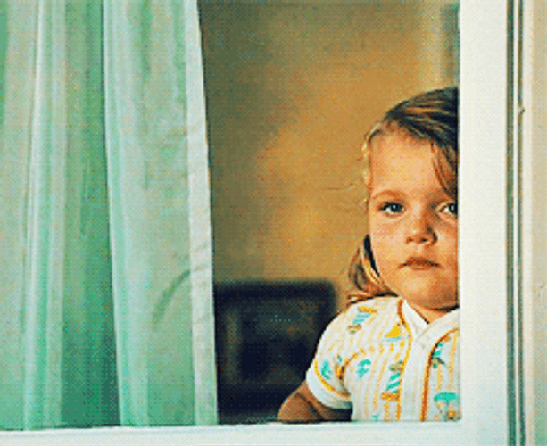 Forever Alone Sad Girl Window GIF