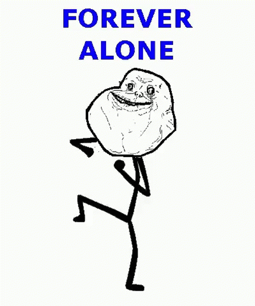 Forever Alone Sad Troll Dance GIF