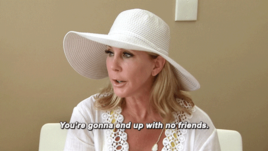Forever Alone Vicki Gunvalson RHOC GIF