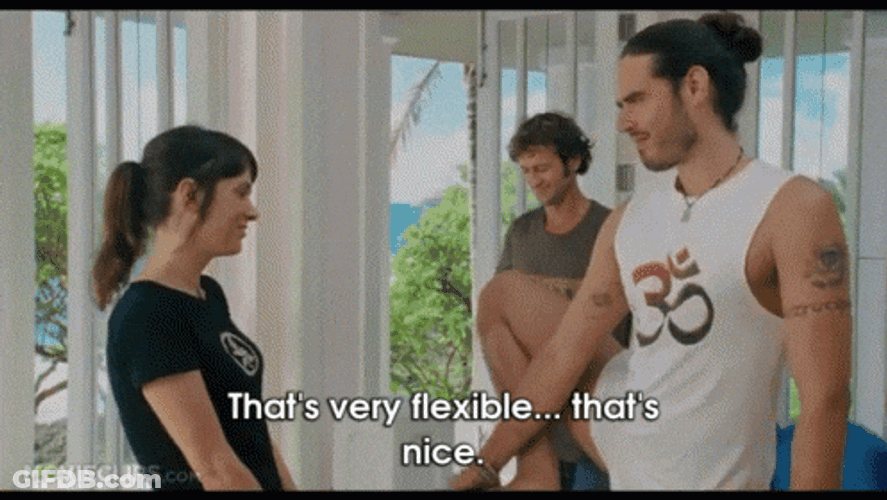 Forgetting Sarah Marshall Flexible That's Nice GIF