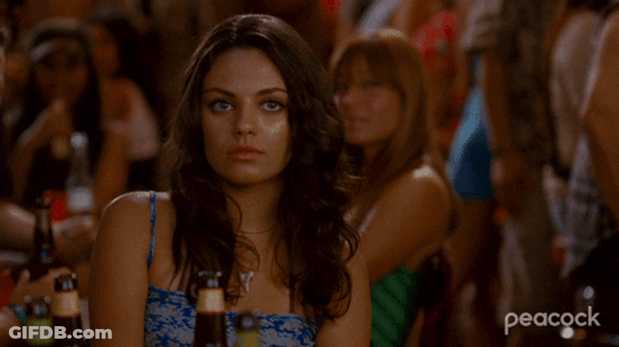 Forgetting Sarah Marshall Mila Kunis Confused GIF