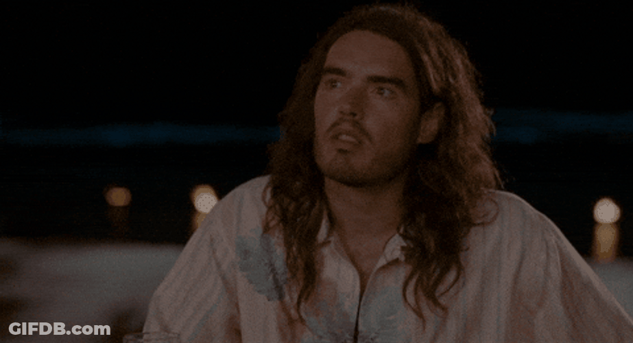 Forgetting Sarah Marshall Rusell Brand I Like Him GIF