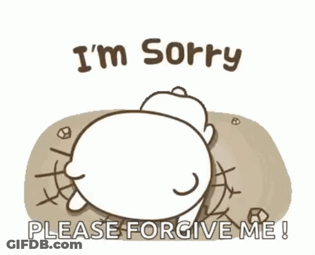 Forgive Me Cat Sticker GIF