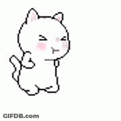 Forgive Me Kitty Kneeling GIF