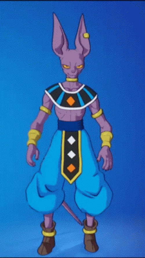 Fornite Dragon Ball Beerus Dancing Macarena GIF