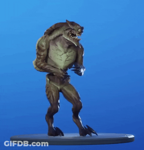 Fornite Monster Dancing Never Gonna Give You Up GIF