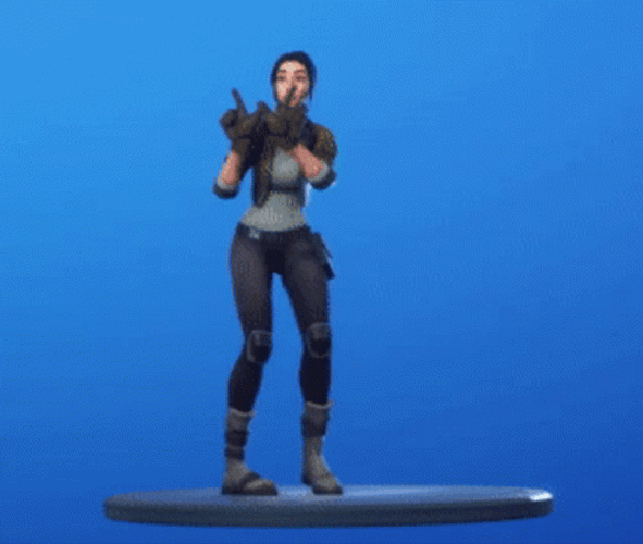 Fornite Victory Savor The W Dance GIF