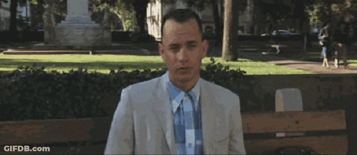 Forrest Gump Being Sentimental With Lt Dan GIF