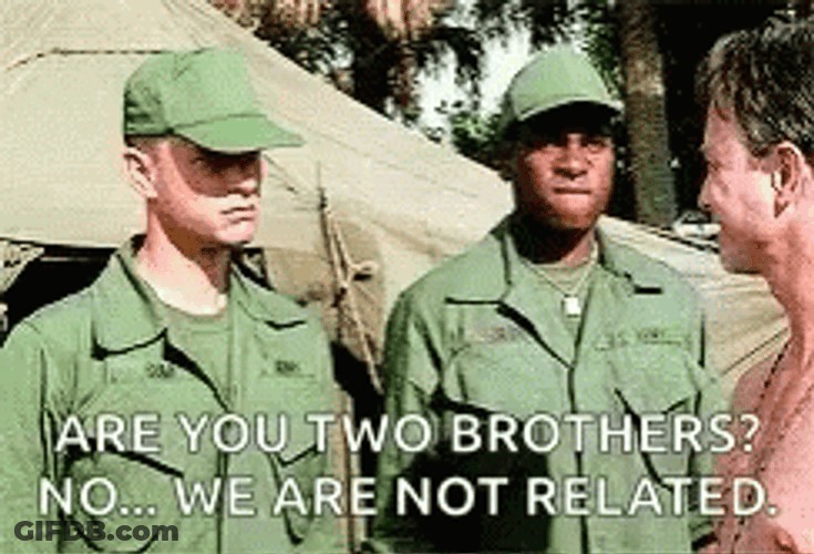 Forrest Gump Bubba Military Brothers GIF