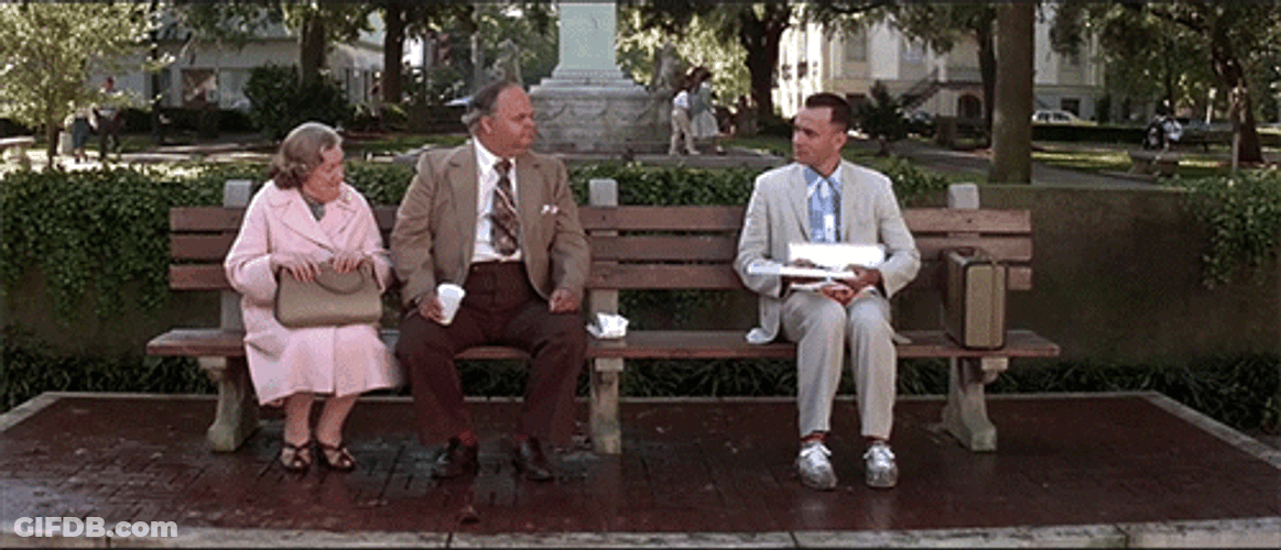 Forrest Gump Chocolate Box GIF