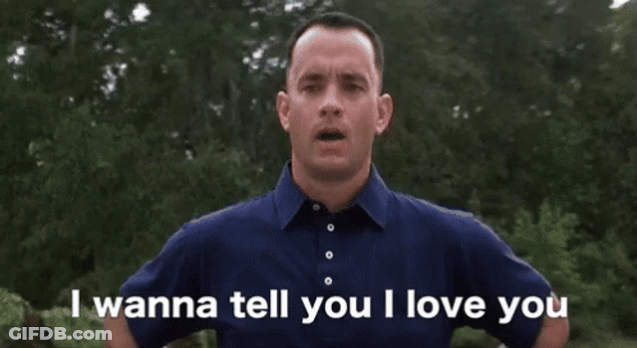 Forrest Gump I Love You GIF