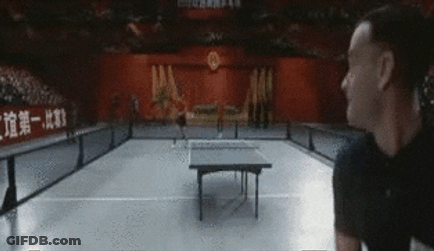 Forrest Gump Ping Pong China GIF