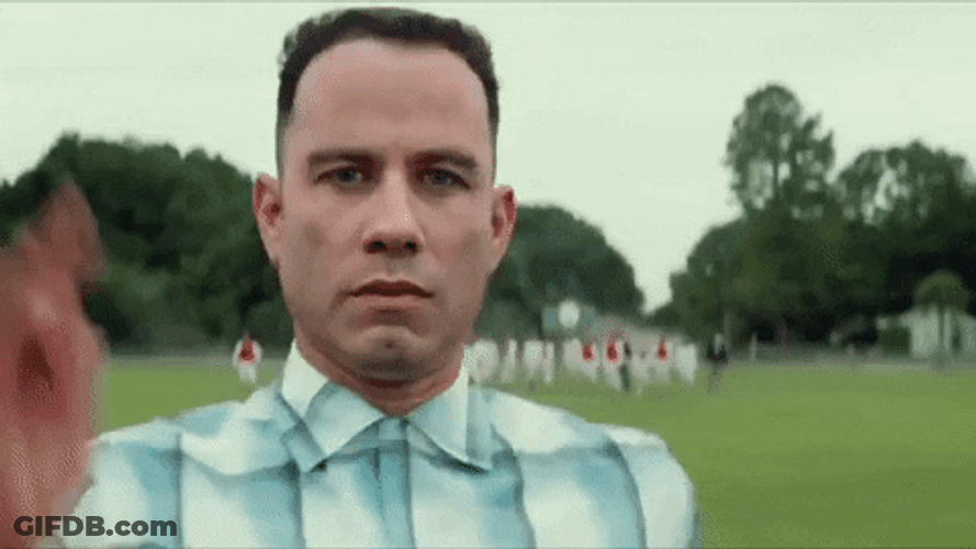 Forrest Gump Running Closeup GIF