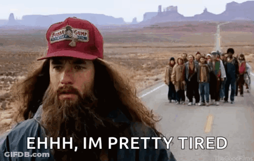 Forrest Gump Running Down Dirt Road GIF