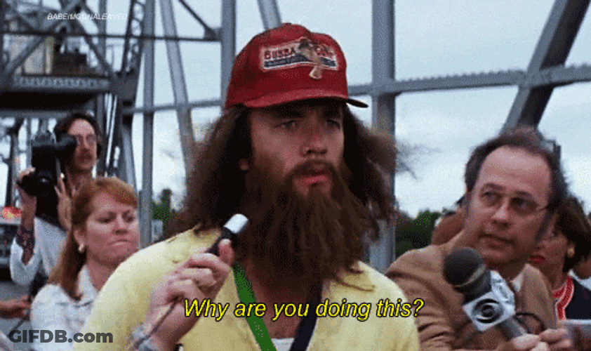 Forrest Gump Running For Lt Dan GIF