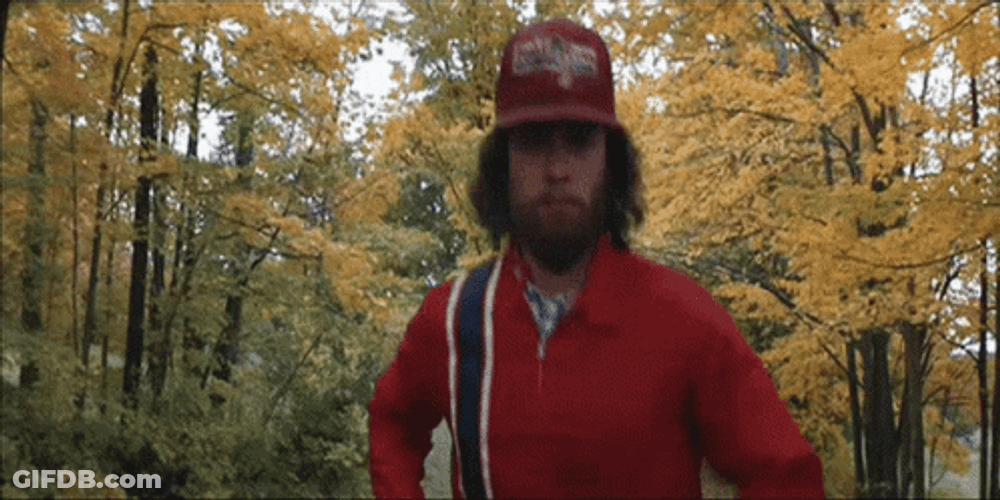 Forrest Gump Running In Forest GIF