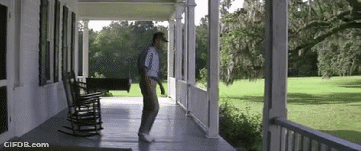 Forrest Gump Runs Away Brokenhearted GIF