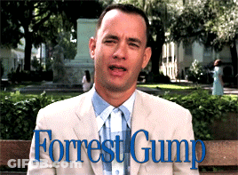 Forrest Gump Sitting On Bench GIF